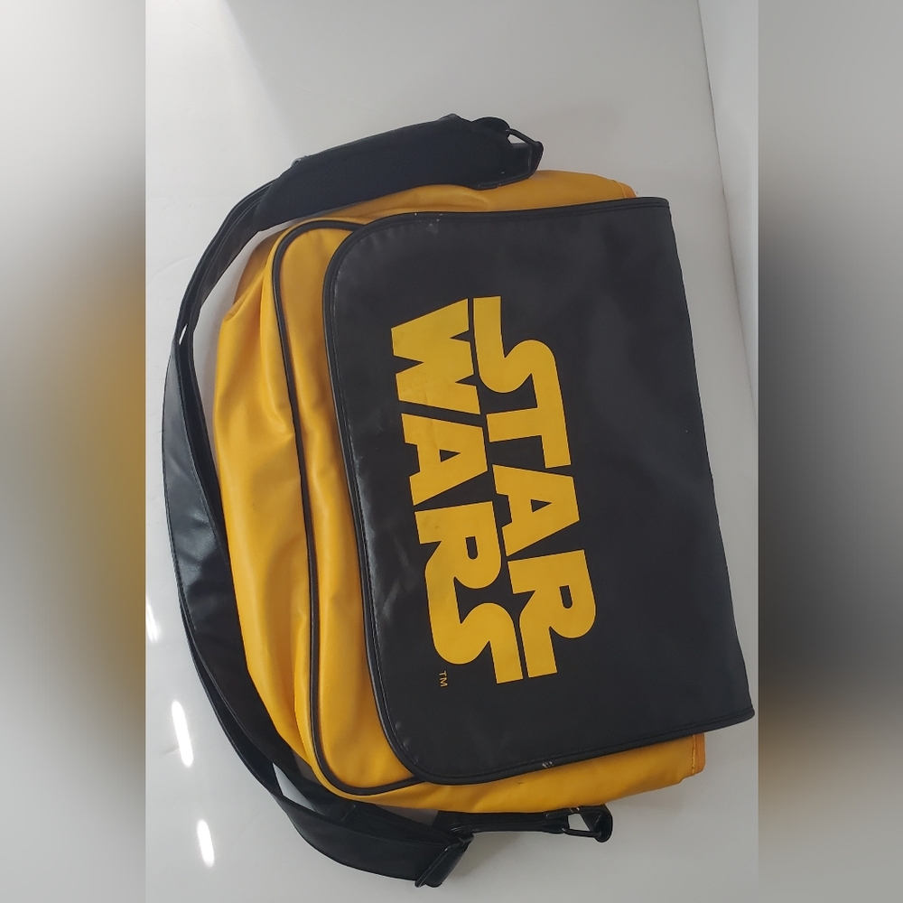 Star Wars Orange Classic Logo Mailbag With Flap - SOME DEFECTS SEE PICS